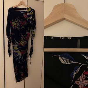 Diane Von Furstenberg Mesh Overlay Dress